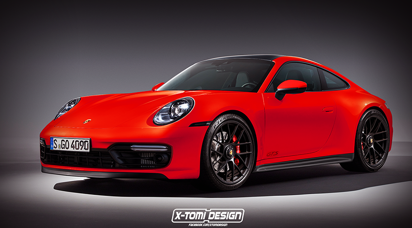  Render Porsche 911 Carrera GTS 