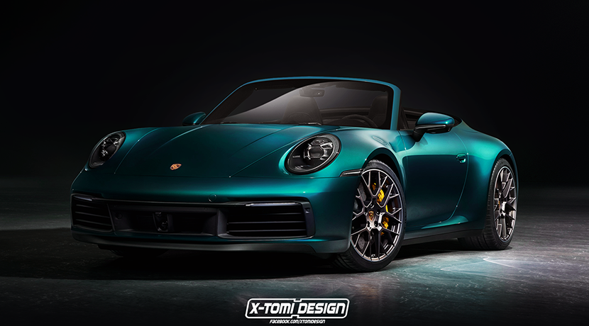 Render Porsche 911 Carrera 4S Cabrio