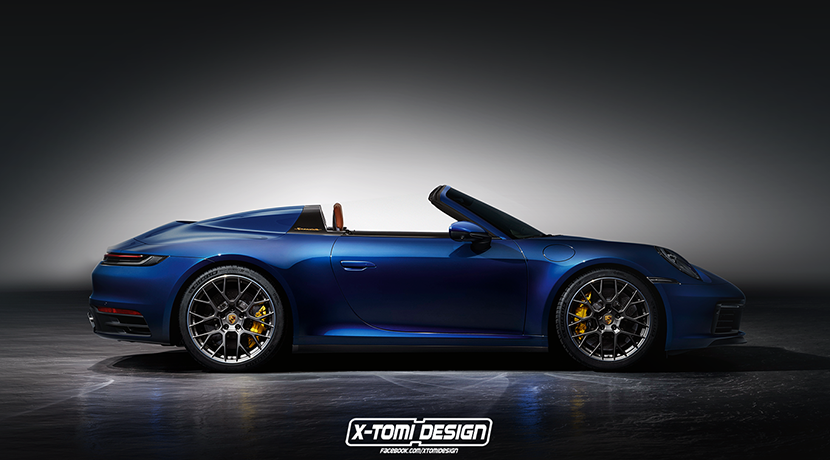 Render Porsche 911 Carrera Speedster